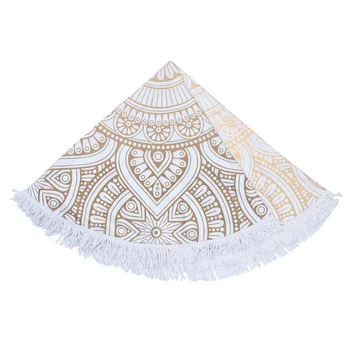 

Round Beach Blanket Mandala Tapestry Indian Picnic Table Cover Beach Towel