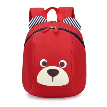 

Cartoon Kids School Bags Kindergarten Bookbags 1-5 Years Old Children Backpack 3D Cartoon Bear School Students Bag