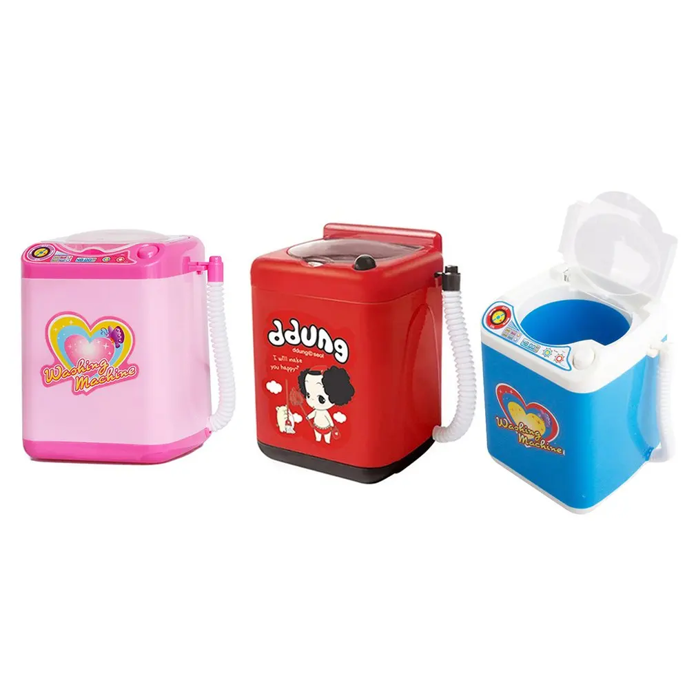  Children'S Simulation Electric Washing Machine Makeup Brush Cleaning Machine Children'S Early Educa