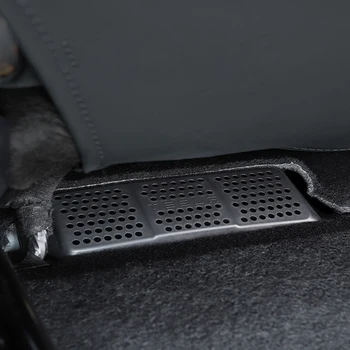 

Accessories Air Outlet Dust Parts 1 Pair Black ABS Seat For Tesla Model 3
