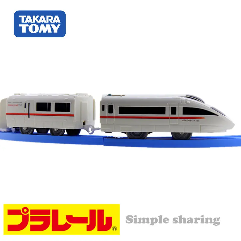 Takara Tomy Pla Rail Plarail S-37 Forma 50000 Romancecar японский железнодорожный поезд моторизованный Электрический локомотив модель игрушки