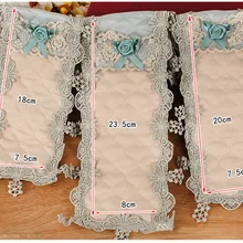 Кружевная Крышка для пульта дистанционного управления тканевый кружевной контейнер держатель пылезащитный чехол сумка для хранения