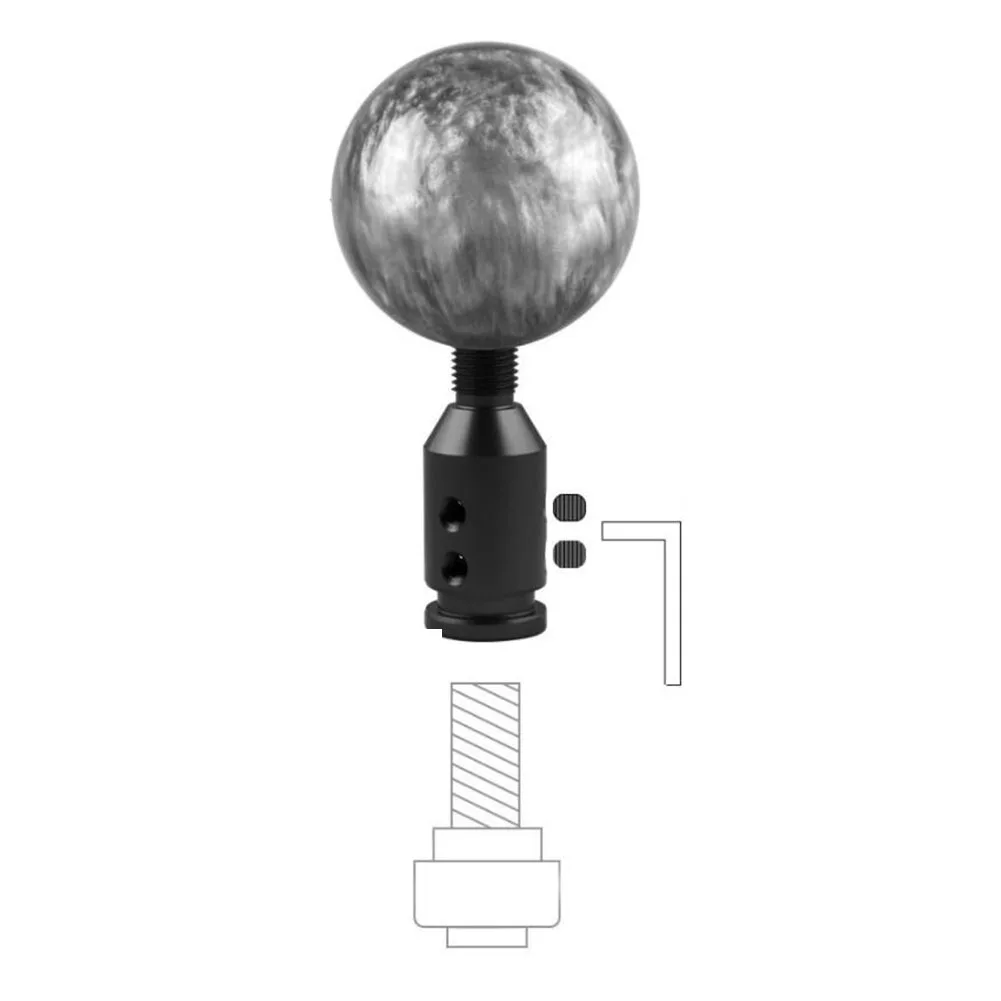 

Solid Universal Multi Colored Easy Install Useful For Non Threaded Shifters Durable Shift Knob Adapter Aluminum Alloy M12x1.25