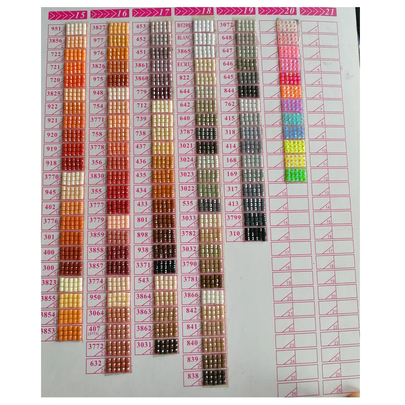 Diamond Painting Accessories EverShine Diamond Painting Accessory DMC 447 Color Full Round/Square Drills 5D DIY Diamond Embroidery Rhinestone Tool diamond painting accessories diamond painting accessory box
