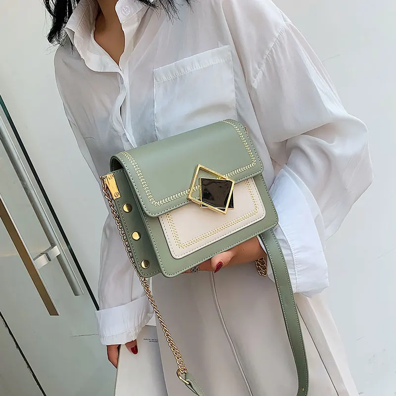 

small fresh bag handbag 2019 new wild chain small bag fashion shoulder bag Messenger Crossbody Bag сумка женская через плечо