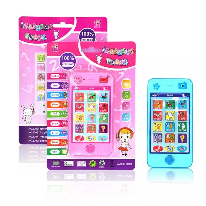 Baby Simulation Mobile Phone Toy Russian Children's Music Machine Child Early Education Toy Mobile Phone Child Learning Gift 5