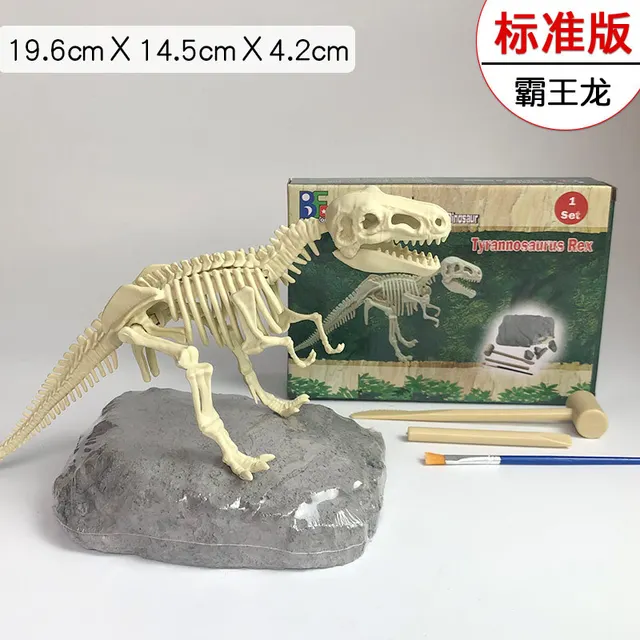 kaping hobby stok Opgraving Simulatie Archeologische Dinosaurus Fossielen Diy Tyrannosaurus  Skelet Hand Geassembleerd Model Kinderspeelgoed|Modelbouwen Kits| -  AliExpress