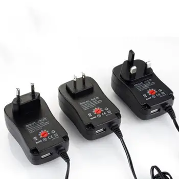 

3V-12V 2A 2.5A AC DC Adaptor Adjustable Power Adapter Universal Charger Supply for led light strip lamp