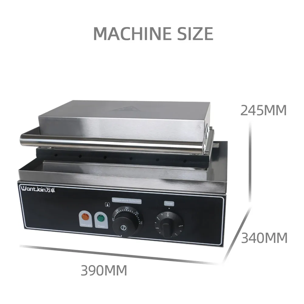 Коммерческий Электрический вафельница 6 5 шт французский хот дог колбаса