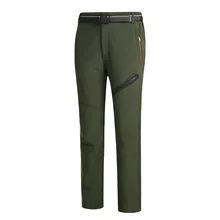 Осенне-зимние парные матовые и толстые походные брюки с мягким покрытием