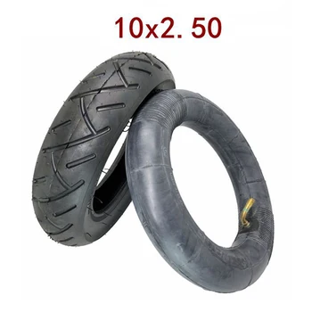 

Electric Scooter 10x2.50 Tire + Inner Tube Set 10 Inch Thick Butyl Rubber Durable Bicycle Accessories