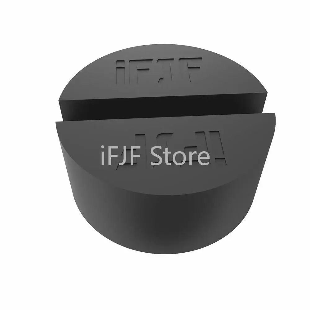 

Rubber Jack Pads Slotted - Universal, Standard-Size Adapter - Frame Rail Protector Puck/Pad Keeps Pinch Weld, Paint & Metal Safe