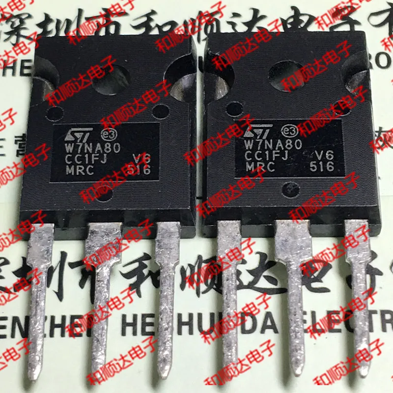 10 шт./лот W7NA80 STW7NA80 новые имеющиеся в 247 800V 6.5A
