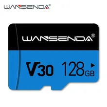 Оригинальная WANSENDA карта Micro SD, карта памяти MicroSD, TF карта, класс 10, 16 ГБ, 32 ГБ, 64 ГБ, 128 ГБ, карта 4K с бесплатным адаптером