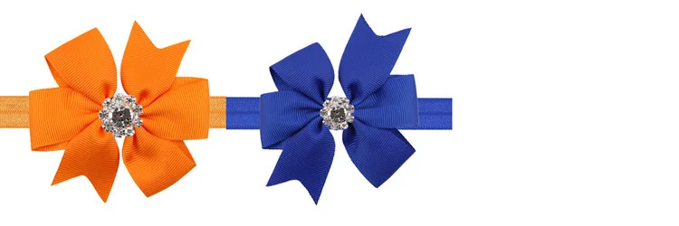baby girl headband Infant hair accessories cloth Tie bows newborn Headwear crystal tiara Gift Toddlers bandage Ribbon headwrap new born baby accessories	
