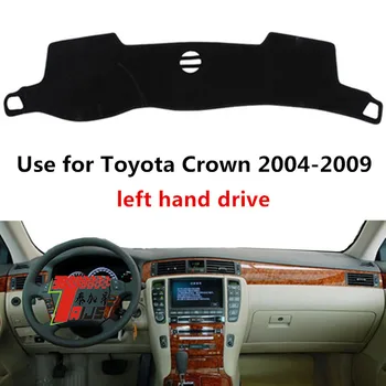 

Taijs left hand drive car dashboard cover for Toyota 12TH Crown 2004-2009 protective dacron auto dashboard mat for 12TH Crown