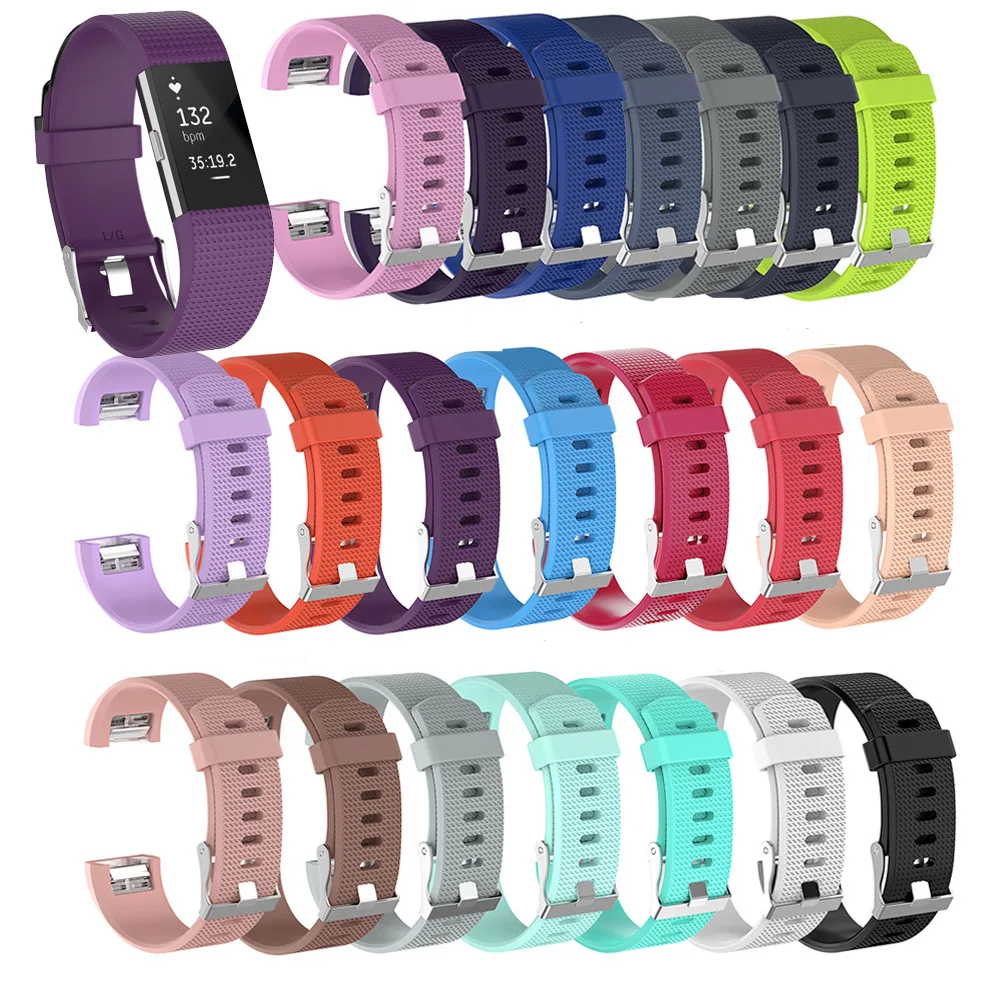 

For Fitbit Charge 2 Wristband Wrist Strap Smart Watch Band Strap Soft Watchband Replacement Smartwatch Band