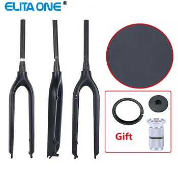 

ELITA ONE Mountain Bikes Carbon Fork 26ER/ 29er MTB Fork 1 1/2 Tapered Forks Disc 160mm UD matte