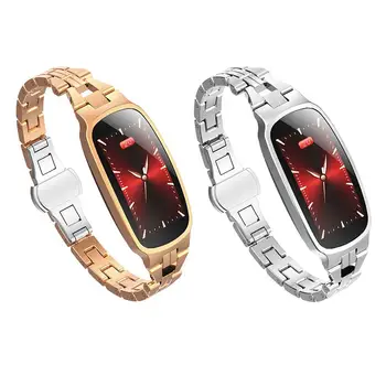 

Smart Bracelet Fitness Tracker Watch With Heart Rate Blood Pressure Monitor Waterproof Bluetooth Bracelet For Women And Men