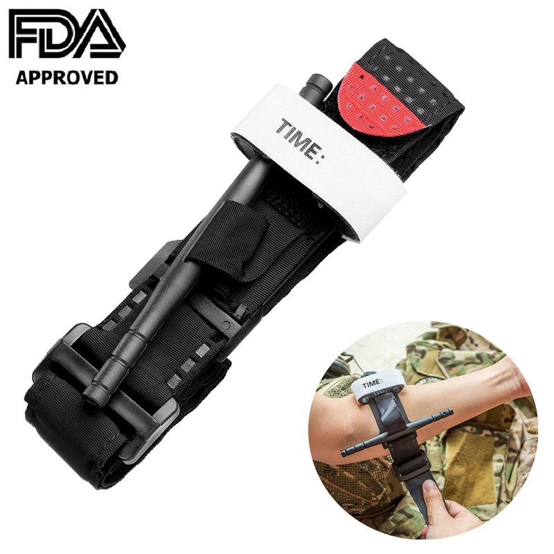 Outdoor survival tourniquet fast hemostasis Medical emergency first aid
