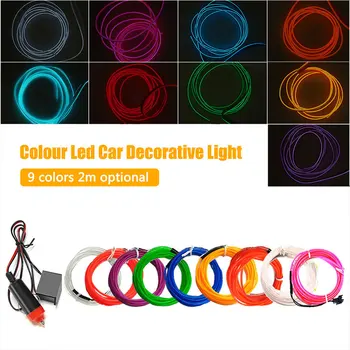 

2m car interior accessories atmosphere lamp cold light line LED Ambient Light For Mercedes Benz W202 W220 W204 W203 W210 W124