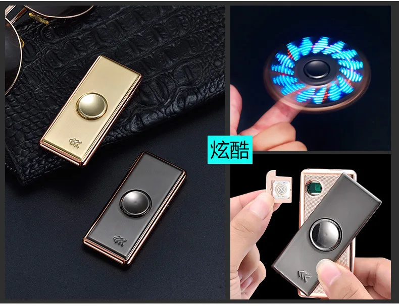 USB Charging Lighter Fingertip Gyro Glow In Dark Light Fidget Hand Spinner Top Spinners Stress Cigarette 1 USB Charging Lighter Fingertip Gyro Glow In Dark Light Fidget Hand Spinner Top Spinners Stress Cigarette 5