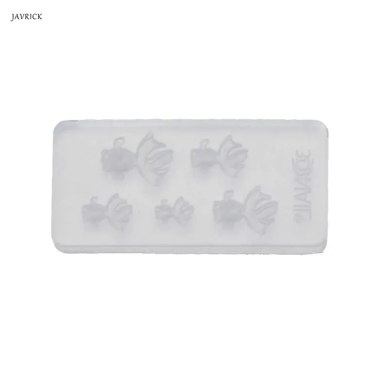 

Jewelry Mold Epoxy Cute Vivid Mini Size Goldfish Pendant Silicone Resin Mold Jewelry Making Tools