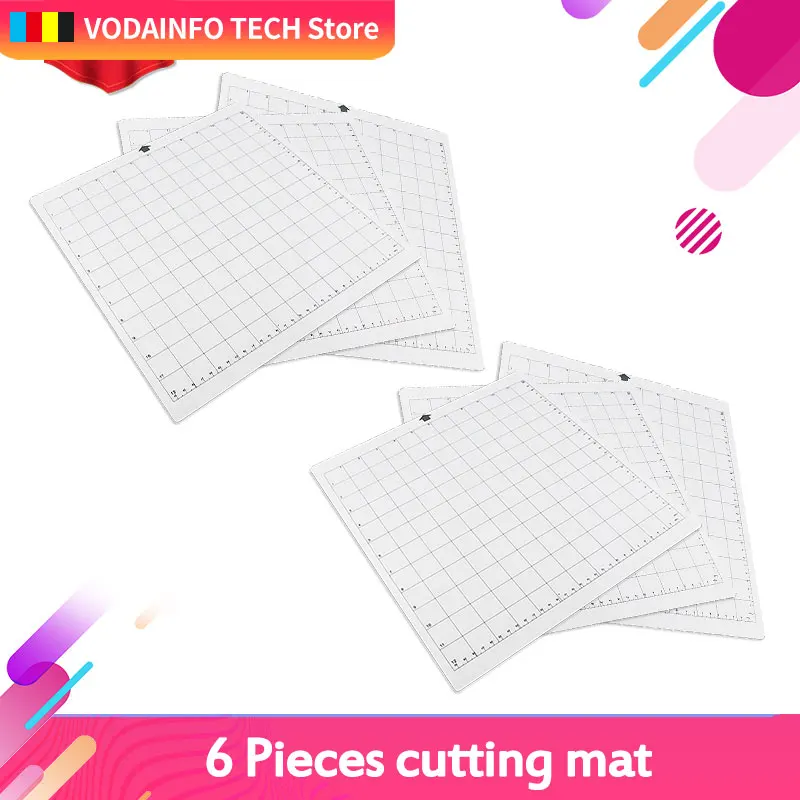 Коврик для резки Cricut Explore One/Air 2/Maker [Стандартный захват 12x12 дюймов 1 шт.] клейкие и