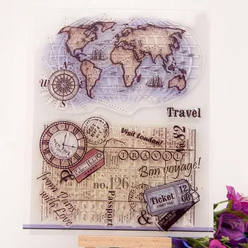 

Craft Tool Earth Transparent Clear Stamps For DIY Scrapbooking/Card Making/Kids Stamp Album Photo Fun Decoration Supplies