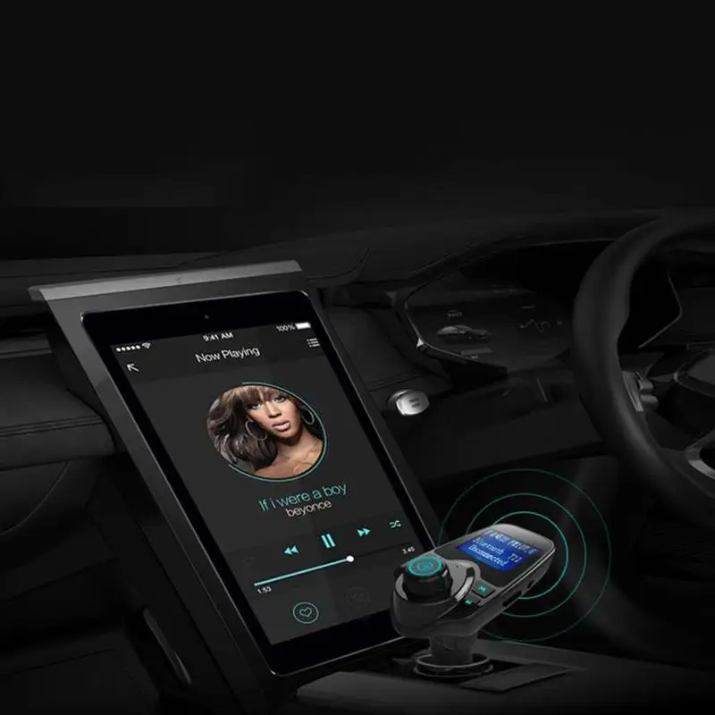 Автомобильный комплект fm-передатчик Bluetooth MP3 радио модулятор трансмисор радио адаптер USB зарядное устройство MP3 музыкальный плеер беспроводной Bluetooth