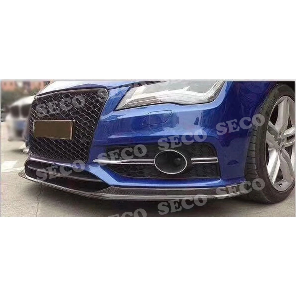 Для Audi A7 S7 Sline 2012 2015 передний спойлер для губ из углеродного волокна/FRP головной