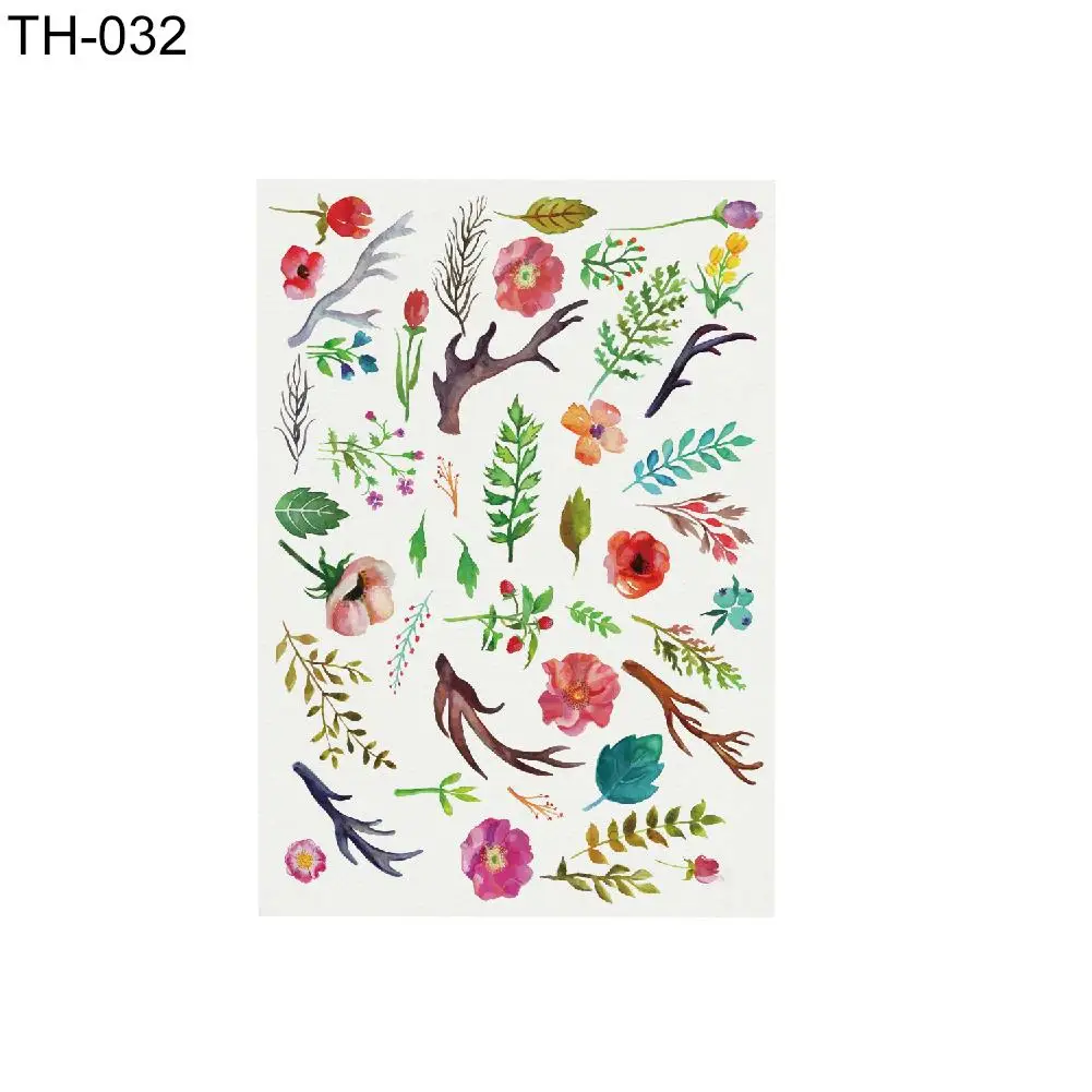 Temporary Fashion Fake Tattoo Sticker Flower Bird DIY Decal for Arm Neck Body | Красота и здоровье