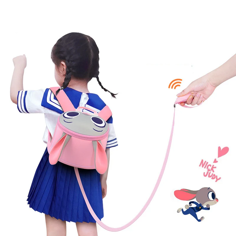 Disney Zootopia 1-3 Years Old Preschooler Backpack 3D Judy Nick Children Backpacks Girl Boys Toddler Kindergarten Cartoon Bags