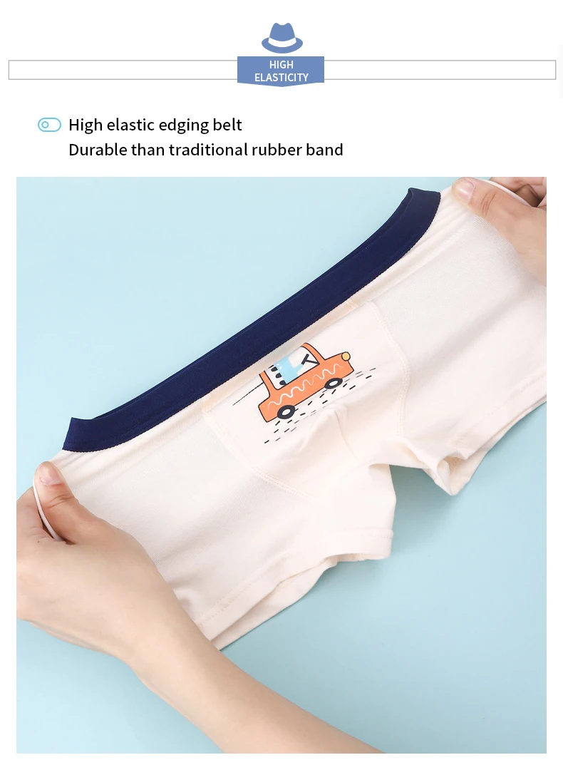 Children Underwear Cotton Kid Boy Girl Soft Toddler Cartoon Shorts Panties for Infant Children Teen 2 -15 Years