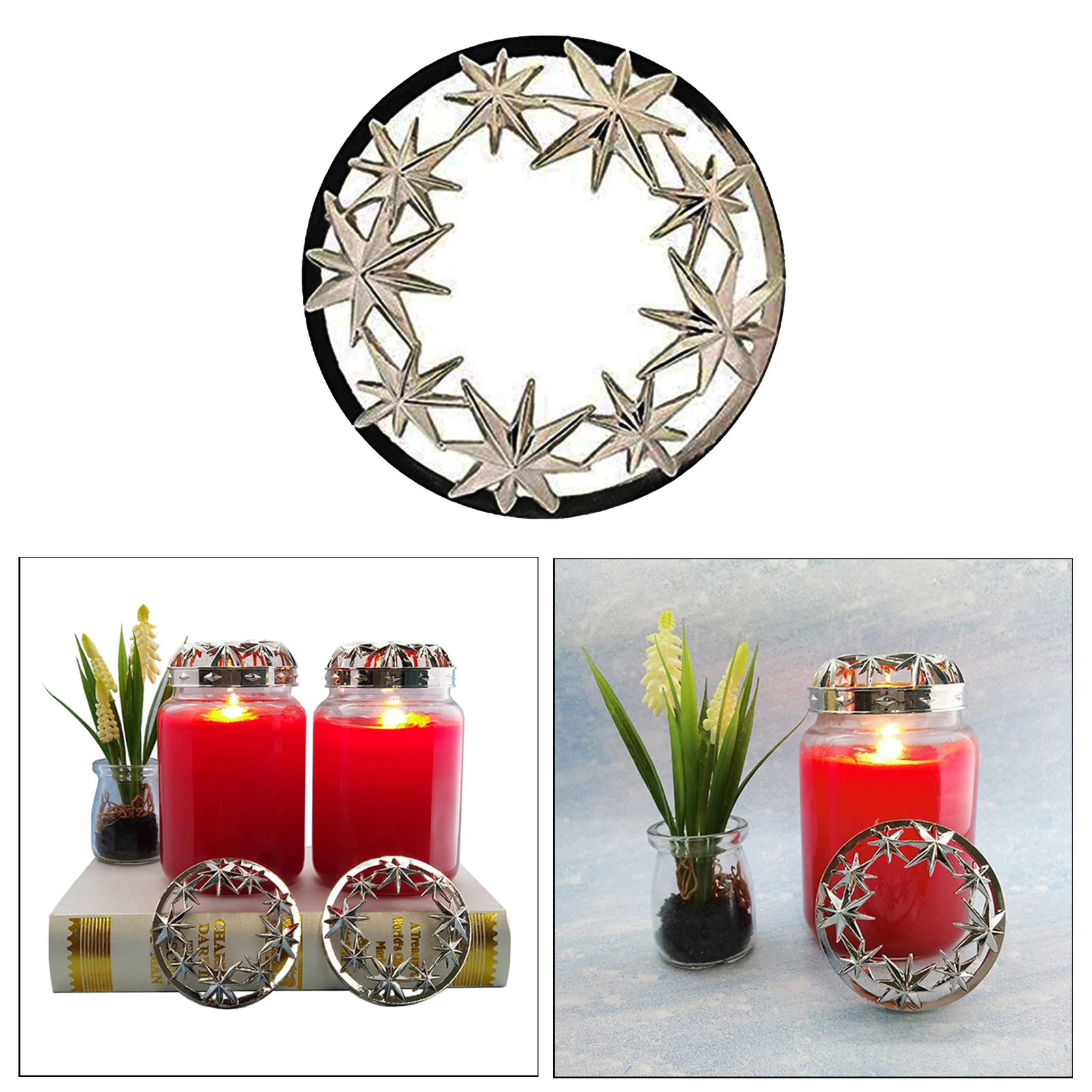 Candles Topper Candle Sleeves Burn Evenly Accessories Home Decor Style 4