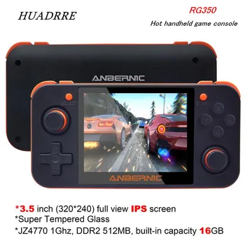 

New version RG350 Handheld game console Open Linux system 3.5 inch 32G TF Cards 10000+ games Handheld game player