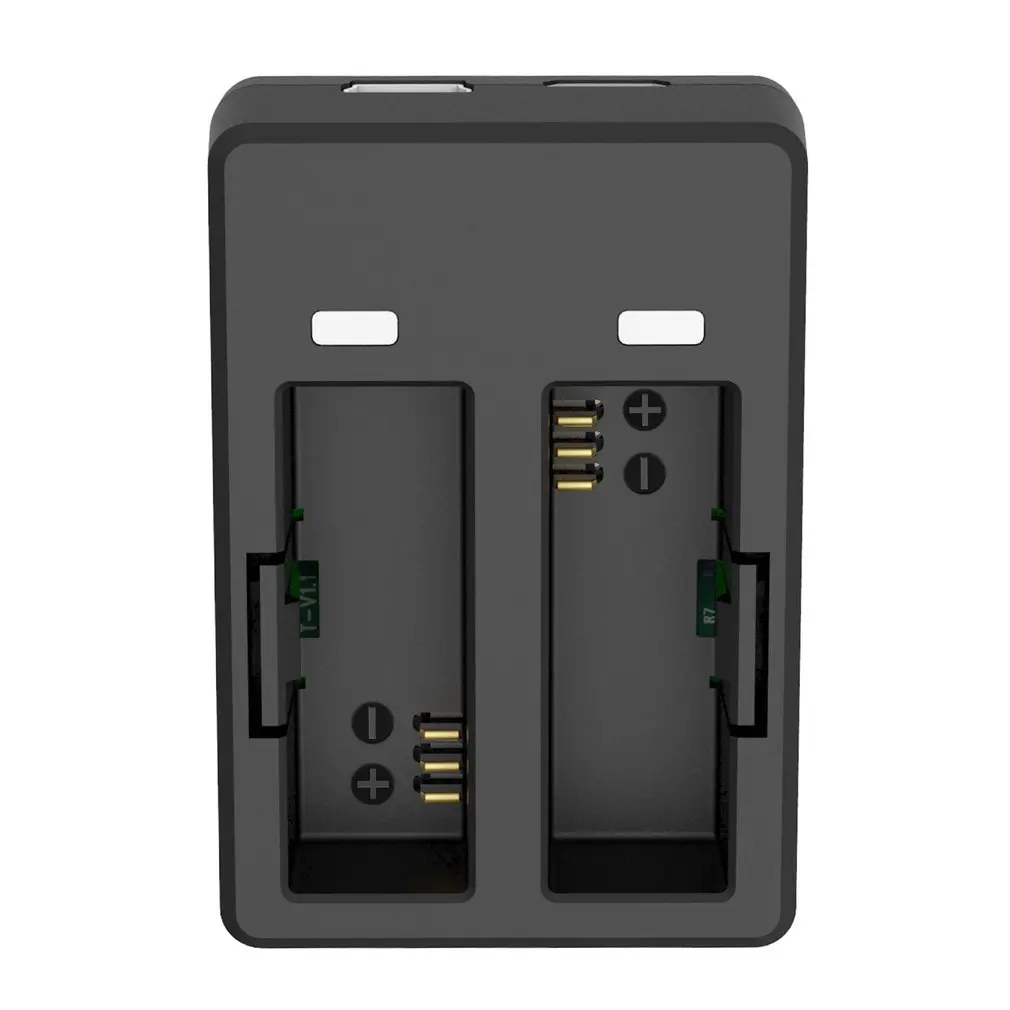 Батарея Зарядное устройство с двумя слотами & usb кабель двойной светодиодный