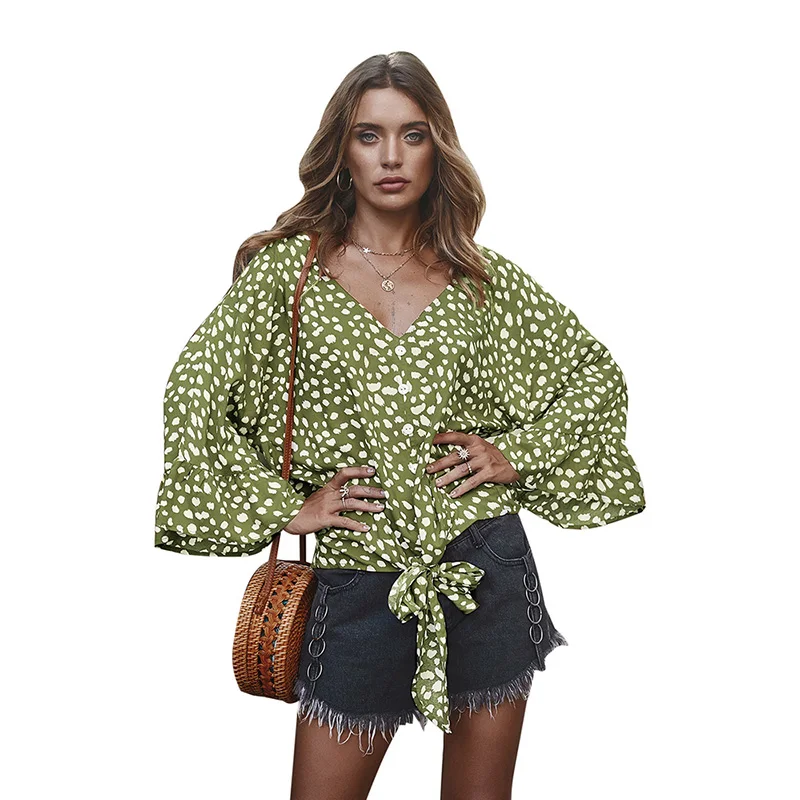 Women Casual Top Stripe Printed Crew Neck Loose Fit Fashion Sweater Blouse