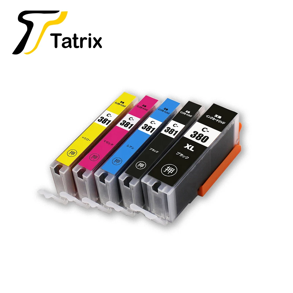 Tatrix BCI-380XL BCI-381 BCI381 Kompatibel Tinte Patrone für Canon  