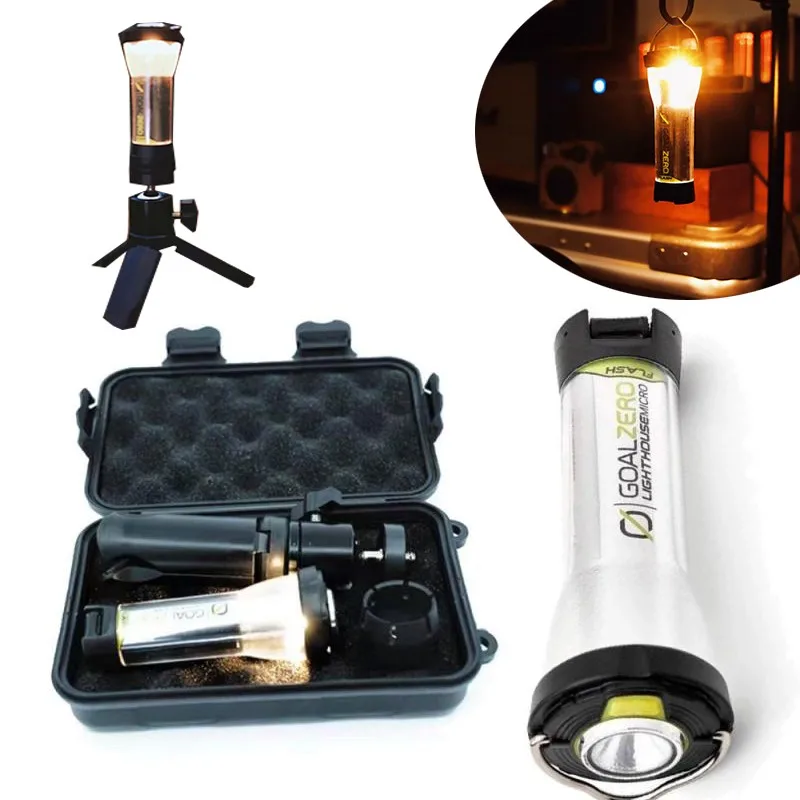 1/4 Universal Tripod Black Walnut Hand Polished GZ Small Lighthouse Flashlight Accessories Magnetic Base Outdoor Camping | Спорт и