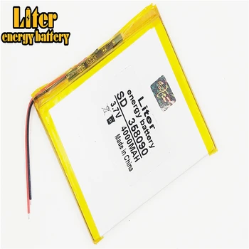 

3.7V 4000mah (polymer lithium ion battery) Li-ion battery for tablet pc 7 inch MP3 MP4 [358090]