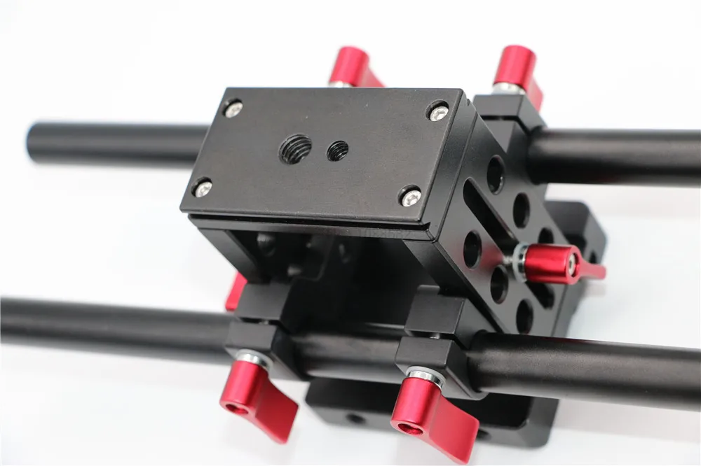 Jadkinsta Universal Camera Quick Release Plate PU-60 15mm Rod Rig Rail System Clamp with for Canon for Nikon (8)