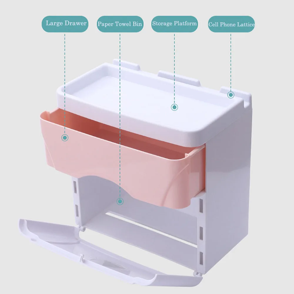 21,5x11,9x13,3 см водонепроницаемый тканевый ящик для ванной комнаты пластиковый держатель для туалетной бумаги настенный ящик для хранения салфеток диспенсер Органайзер
