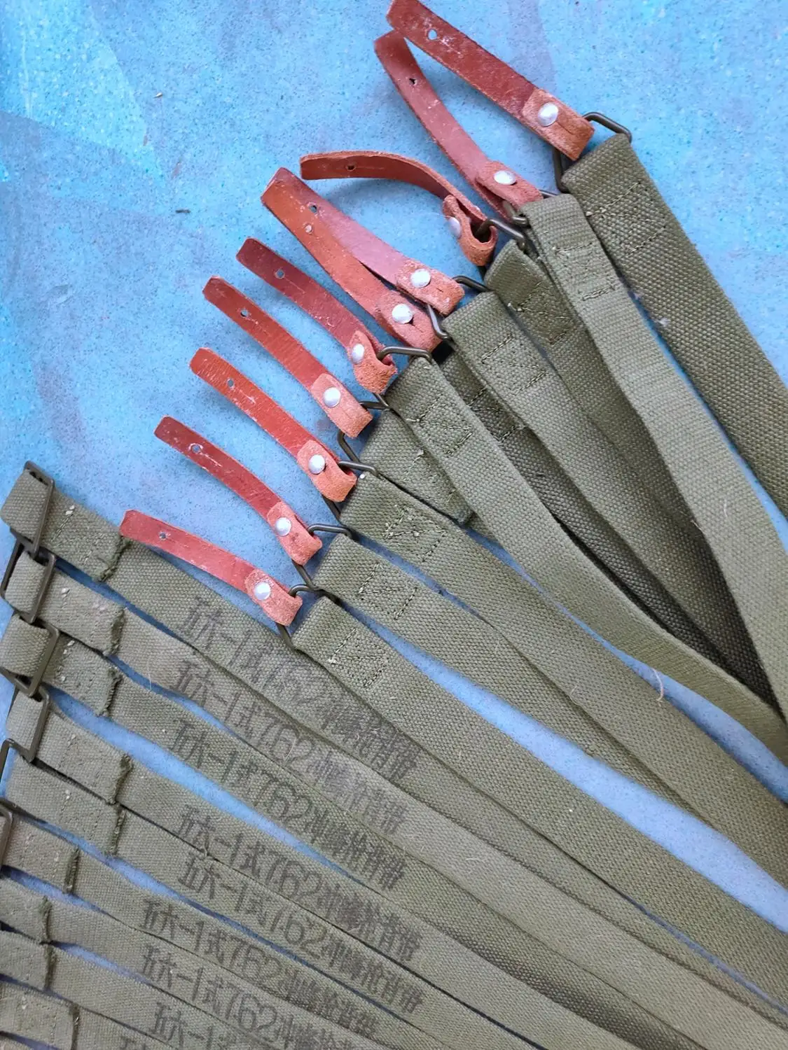 Military Equipment Military Sling Strap 10PCS ORIGINA SURPLUS MILITARY Gear CHINESE PLA TYPE 56 AK CANVAS SKS SLING OLD