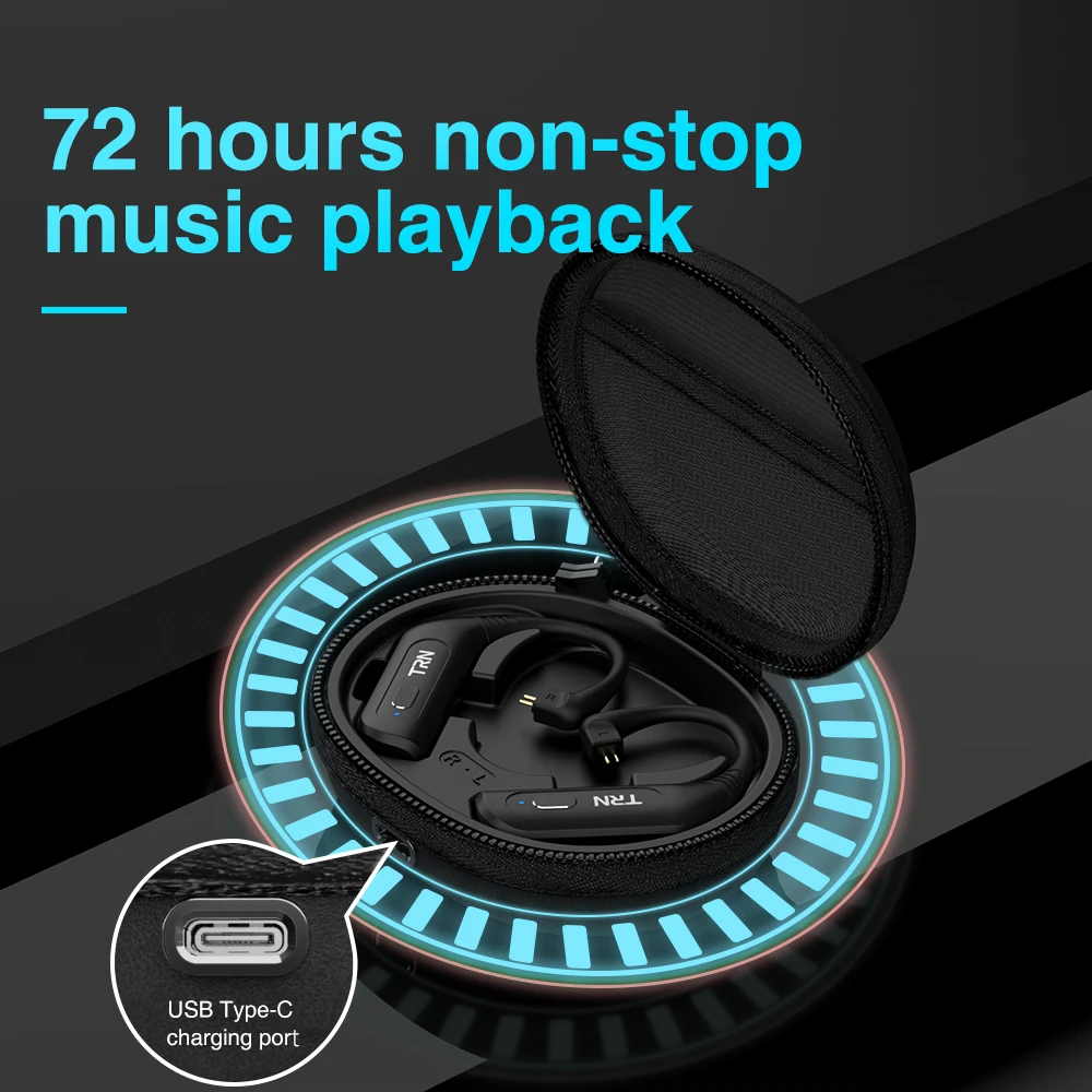 AK TRN BT20S PRO Wireless Bluetooth 5.0 Ear Hook