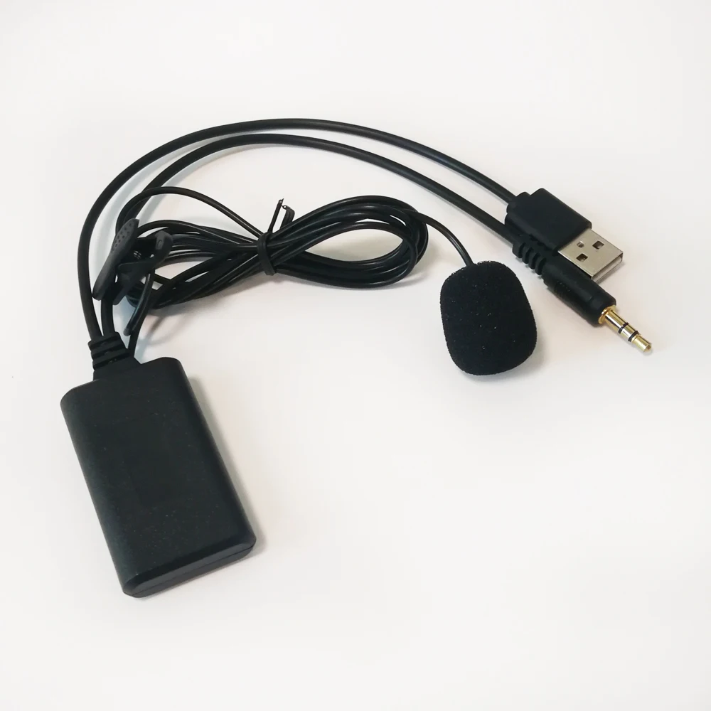 Biurlink 150 см Радио Стерео Bluetooth микрофон громкой связи AUX USB беспроводной Bluetooth музыкальный адаптер для Volkswagen Passat Golf