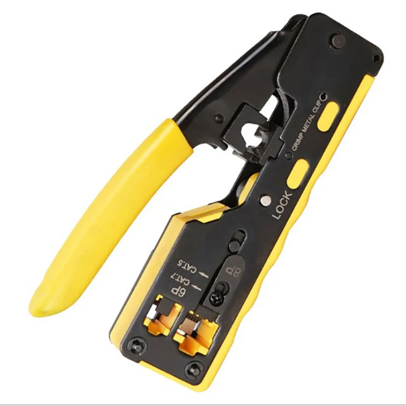 for RJ45 Tool Network Crimper Cable Crimping Tools for RJ45 Cat7 Cat6 Cat5 RJ11 RJ12 Modular Plugs Metal Clips Pliers telephone cable tracer