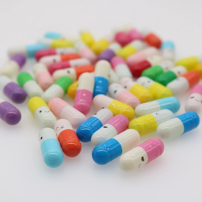 50 Pieces/batch of Love Blank Message Capsule Envelope Letter Paper Children's Pill Message Wishing Drifting Bottle Small Note