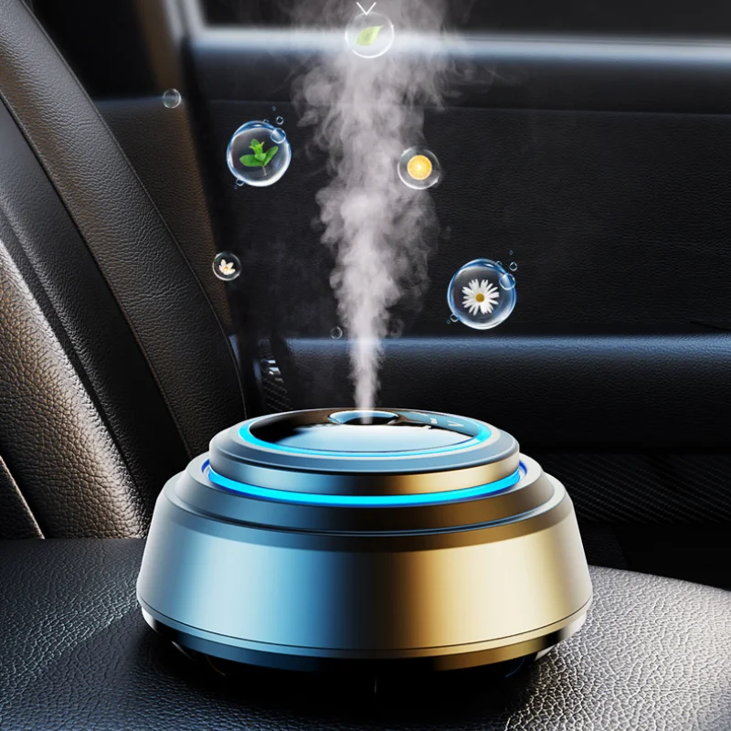 Ai Intelligent Car Oil Aroma Diffuser Flash Fragrance Scent Machine Locomotive Perfume Air Freshener Ocean Lavender Cologne