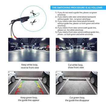 

170-degree Camera Adjustable Wide viewing angle Set Accessories Car Auto
